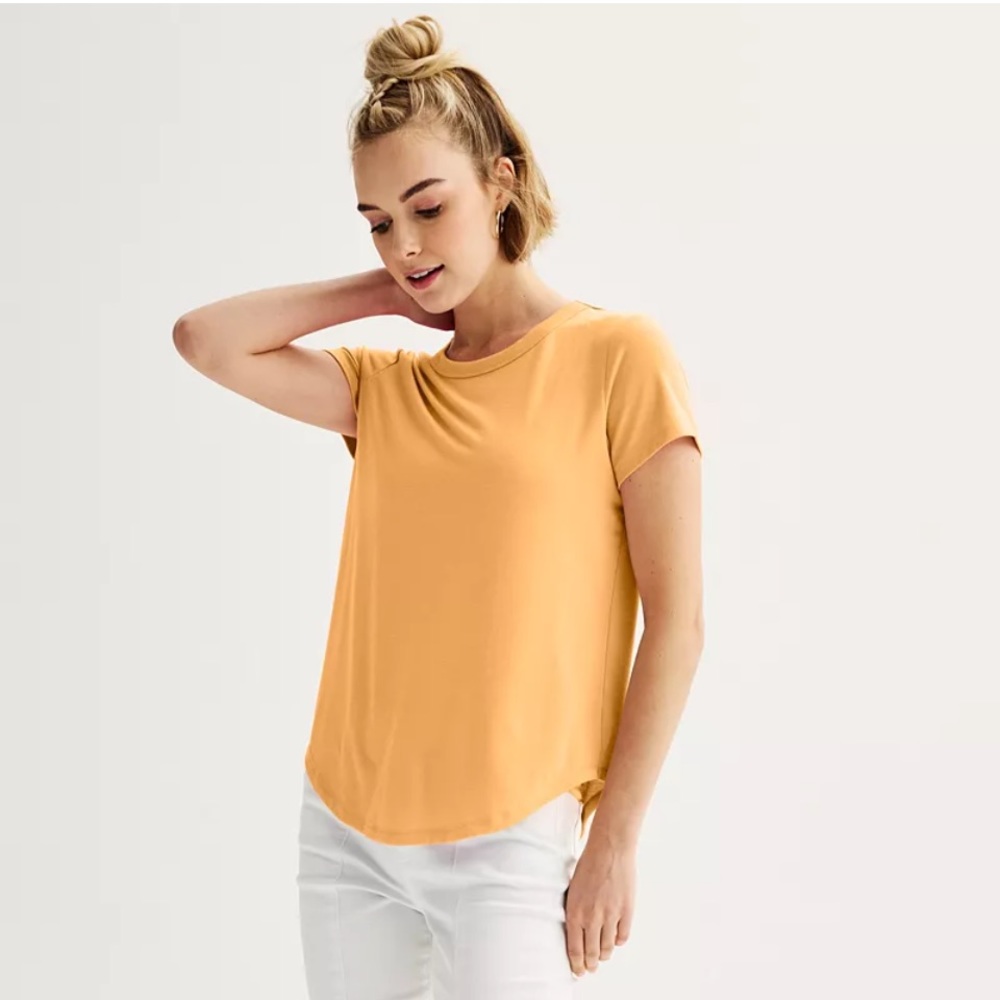 Plain yellow/orange T-shirt